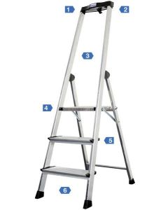 Drabina Safety PlusLine 3 stopnie